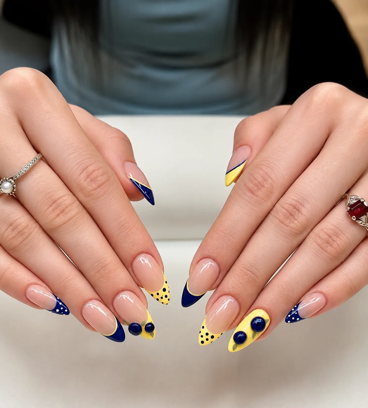 Navy & Sunshine